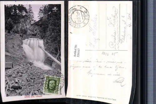 326167,Litice nad Orlici b. Zamberk Vodopad Wasserfall