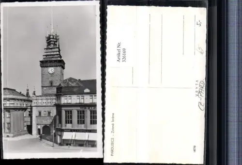 326169,Pardubice Pardubitz Zelena brana Turm Tor