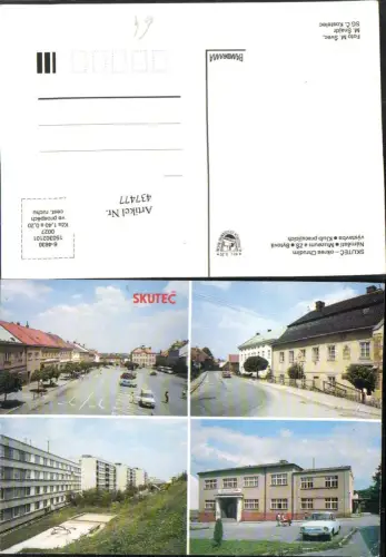 437477,Skutec Namesti Muzeum ZS Bytova vystavba Klub pracujicich Mehrbildkarte