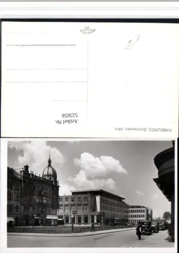 523858,Pardubice Pardubitz Smetanovo namesti Straßenansicht