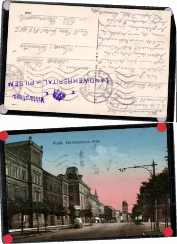 70919,Plzen Pilsen Ferdinandstrasse Partie 1915