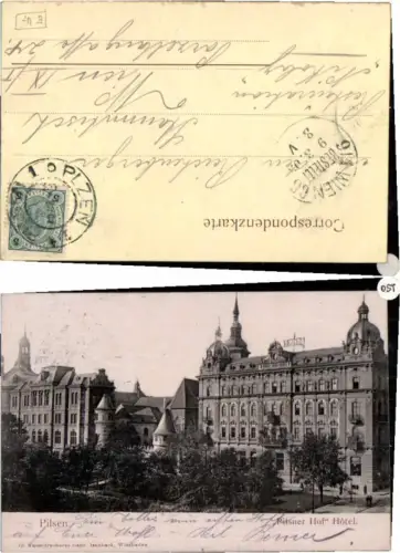 71115,Pilsen Plzen Pilsener Hof Hotel Gasthaus 1905