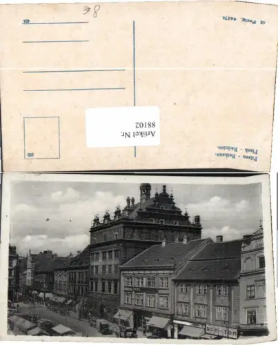 88102,Pilsen Plzen Rathaus Partie