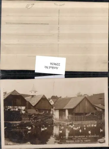 229656,Z Kozinova Oujezda u Domazlic Aujezd b. Taus Partie Kirchenturm
