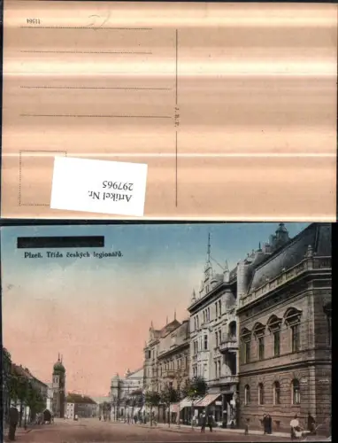 297965,Plzen Pilsen Trida ceskych legionaru Straßenansicht