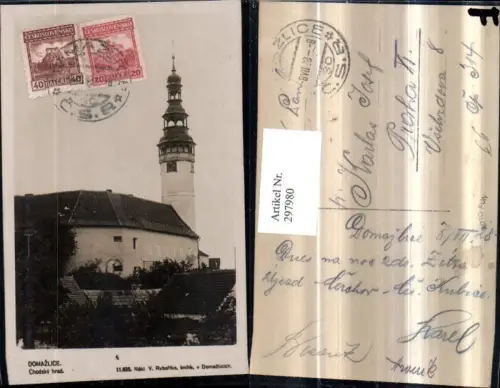 297980,Domazlice Taus Chodsky hrad Burg Turm