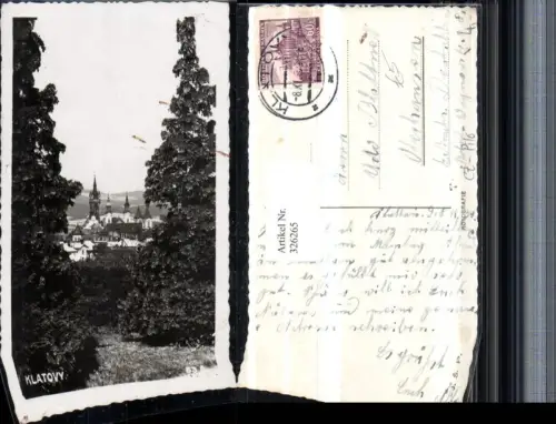 326265,Klatovy Klattau Teilansicht Kirchentürme