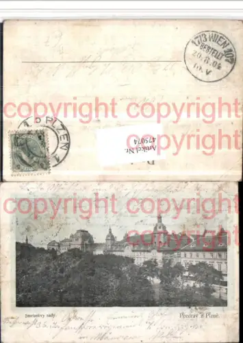 475074,Plzne Pilsen Smetanovy sady Teilansicht