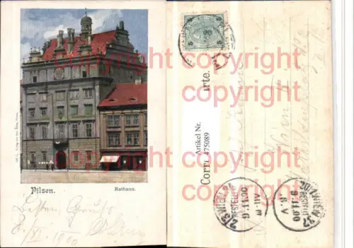 475089,Pilsen Plzen Rathaus Gebäude