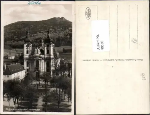 98550,Haindorf im Isergebirge Kirche Kloster