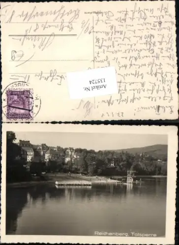 135724,Reichenberg Liberec Talsperre 1930