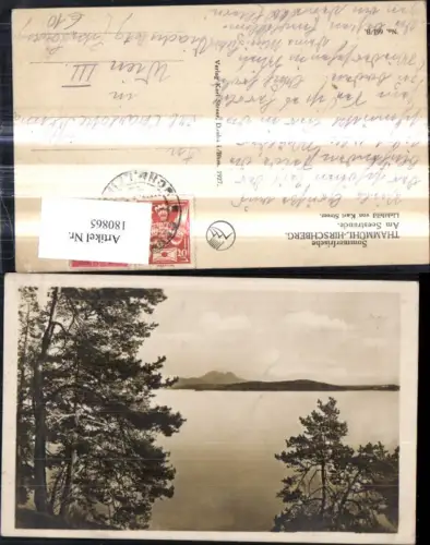 180865,Reichenberg Foto Ak Thammühl Hirschberg Am Seestrande