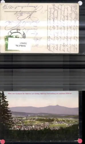 180907,Reichenberg Blick v. Kynast b. Gablonz a. Schlag Gablonz Reichenberg m. Jeschken