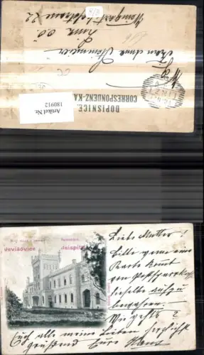 180912,Reichenberg Jevisovice Novy zamek v park u Jaispitz Parkschloss