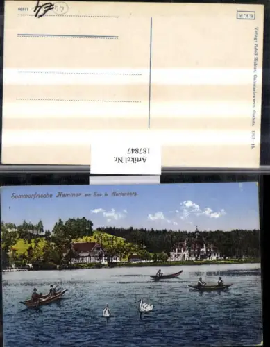 187847,Hammer am See b. Wartenberg Boote Hamr na Jezere