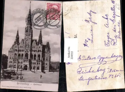 224555,Reichenberg Liberec Rathaus