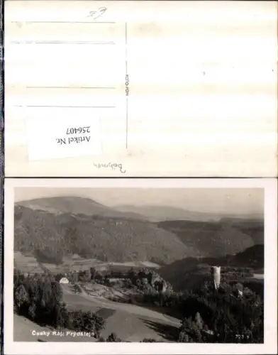 256407,Cesky Raj Frydstejn Burg Friedstein b. Mala Skala Kleinskal