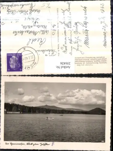 256426,Am Hammersee Hamer am See b. Niemes Mimon Blick zum Jeschken Jested