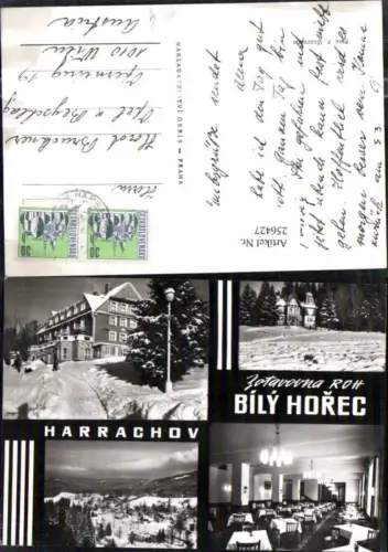256427,Harrachov Harrachsdorf Totale Zotavovna Roh Bily Horec Hotel Mehrbildkarte Winterbilder