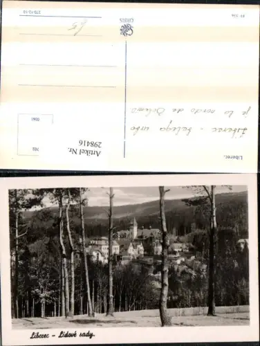 298416,Liberec Reichenberg Lidove sady Teilansicht