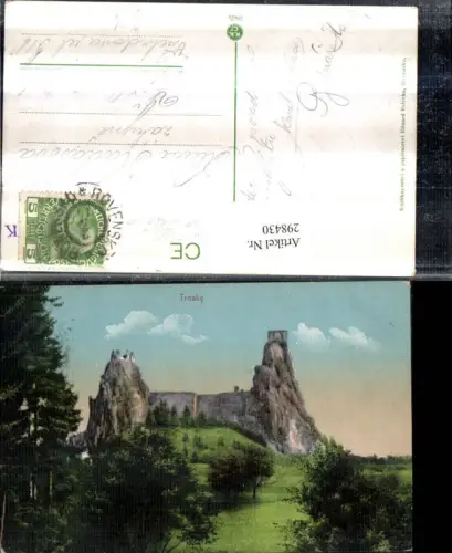 298430,Trosky Burg b. Rovensko pod Troskami