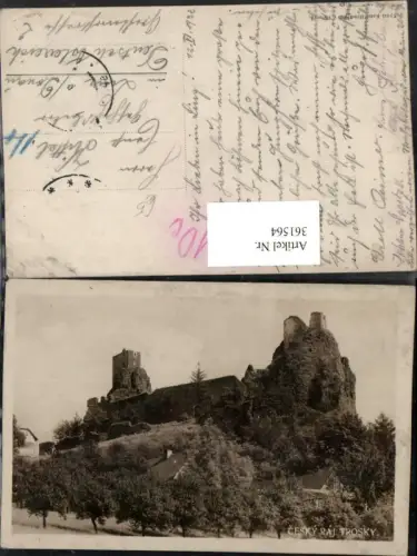 361564,Cesky Raj Trosky Burg Ruine b. Rovensko pod Troskami Turnau