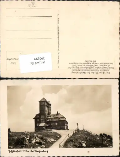 395299,Jeschken b. Reichenberg Liberec Jeschkenhaus