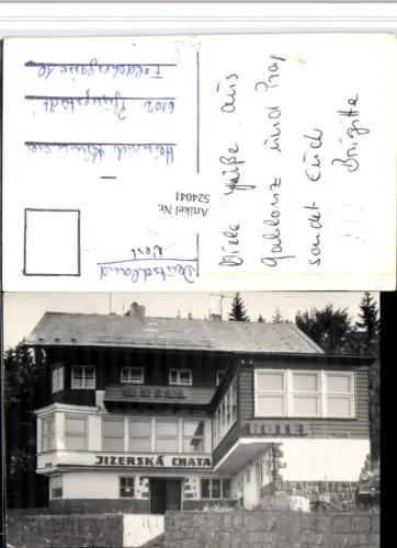 524041,Foto AK Gablonz Jablonec nad Nisou Jizerska Chata Hotel