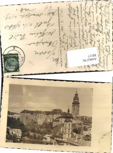 88117,RARE FotoAK Krummau a.d. Moldau 1940