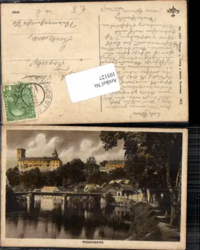 105127,Rosenberg in Böhmen Rozmberk nad Vltavou