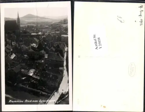 125038,Krummau a.d. Moldau Krumau Blick vom Schlossturm pub Foto Micha