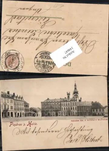 144647,Pozdrav z Horic Horice na Sumave 1900