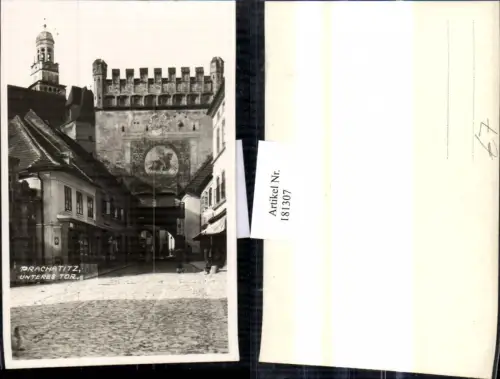 181307,Südböhmen Prachatice Prachatitz Unteres Tor Straßenansicht