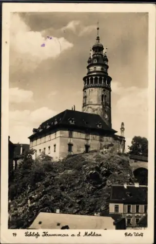 181312,Südböhmen Schloss Krumau a. d. Moldau Cesky Krumlov pub Wolf 19