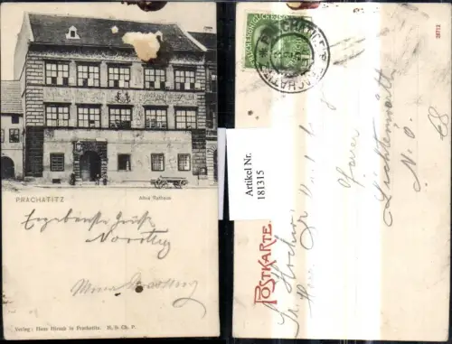 181315,Südböhmen Prachatitz Prachatice Altes Rathaus