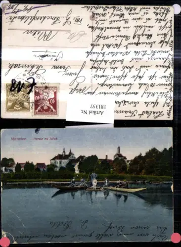 181357,Südböhmen Mirovice Partie od Jatek Ruderboote Boote
