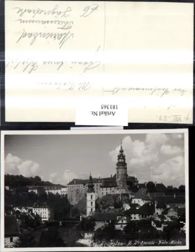 181365,Südböhmen Foto Ak Krumlov Krummau