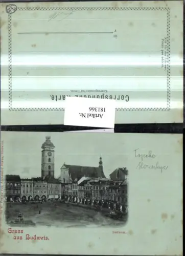 181366,Südböhmen Budweis Ringplatz