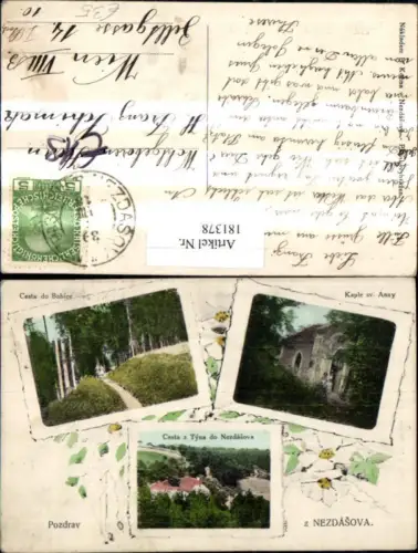 181378,Südböhmen Podrav z Nezdasova Mehrbild Ak Cest z Tyno do Nezdasova