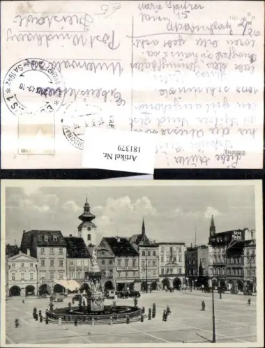181379,Südböhmen Foto Ak Budweis Ringplatz