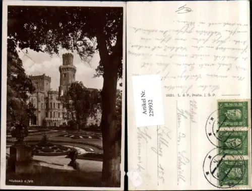 229932,Hluboka nad Vltavou Schloss Partie