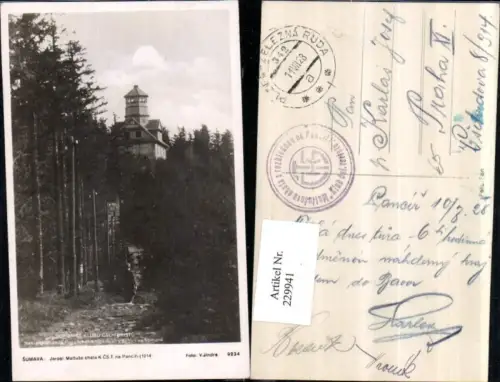229941,Sumava Jarosl. Mattuse chata na Panciri Partie
