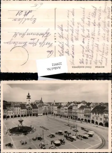 229952,Budweis Ceske Budejovice Hauptplatz Platz Markt
