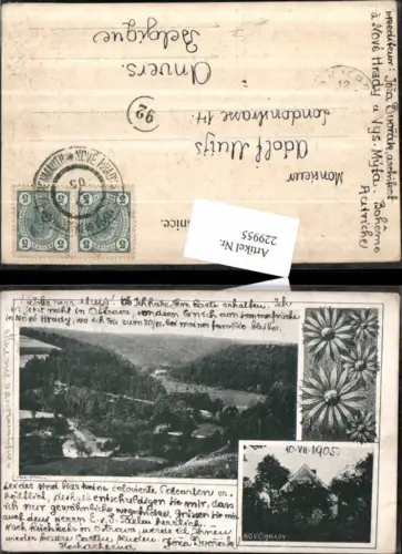 229955,Nove Hrady Südböhmen Partie Hausansicht Mehrbildkarte