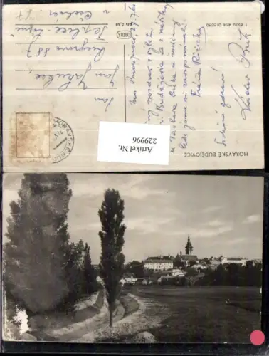 229996,Moravske Budejovice Mährisch Budweis Teilansicht Partie