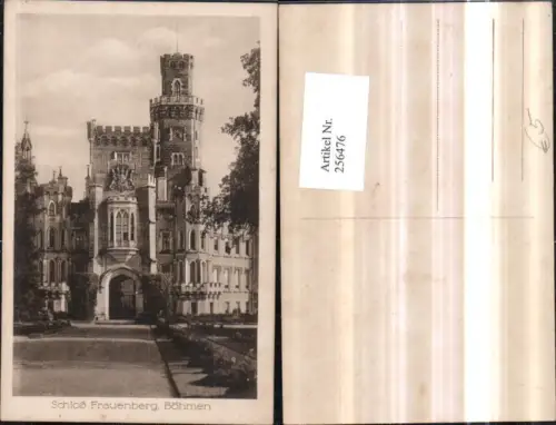 256476,Böhmen Schloss Frauenberg Hluboka nad Vltavou