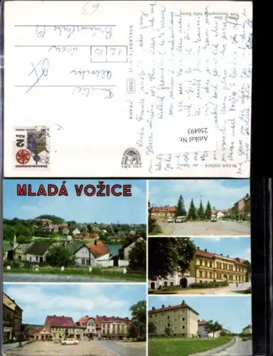 256493,Mlada Vozice Jung Woschitz Totale Straßenansichten Häuser Mehrbildkarte