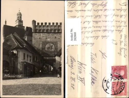 282868,Prachatitz Prachatice Straßenansicht Tor