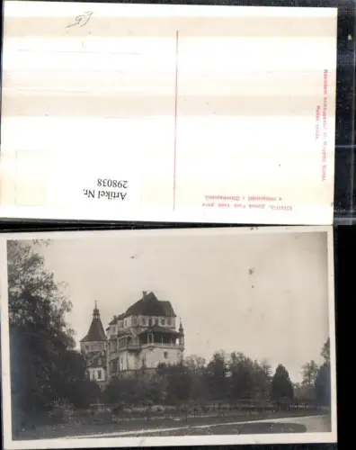 298038,Blatna Zamek Ferd. Svob. Pana z Hildprandtu a Ottenhausenu Schloss
