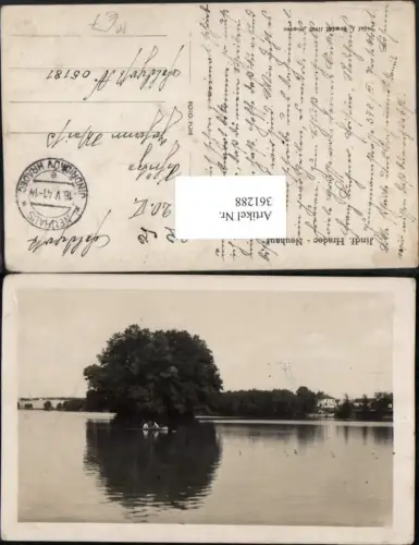 361288,Jindrichuv Hradec Neuhaus Insel Ruderboot Feldpost Nr. 05181
